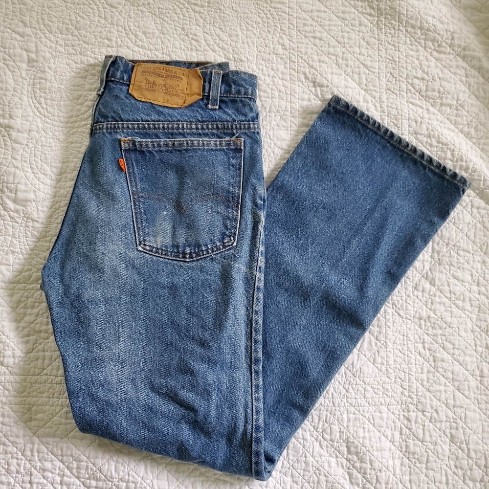 Vintage Levi's jeans orange tab men's 33x32"